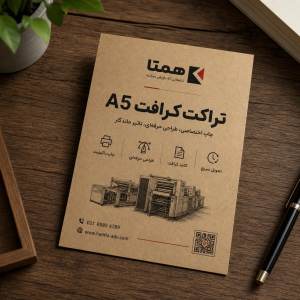تراکت کرافت رنگی